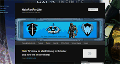 Desktop Screenshot of halofanforlife.com