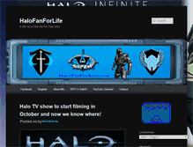 Tablet Screenshot of halofanforlife.com